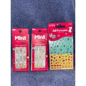 Bundle imPRESS Mini Art Stickers Easter Bunny Chick Kids Press On Nails